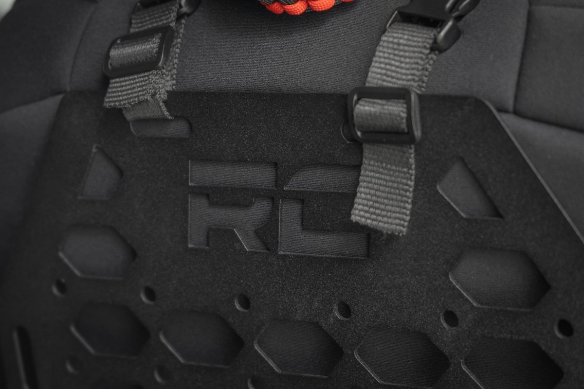 Seat Back MOLLE Panel - Rough Country - Black